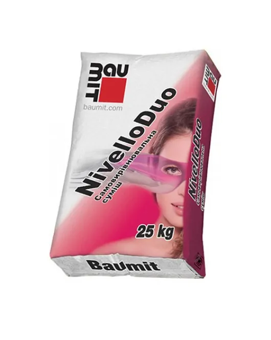 Baumit Суміш самовирівнювальна Nivello Duo 25 кг Baumit Суміш самовирівнювальна Nivello Duo 25 кг