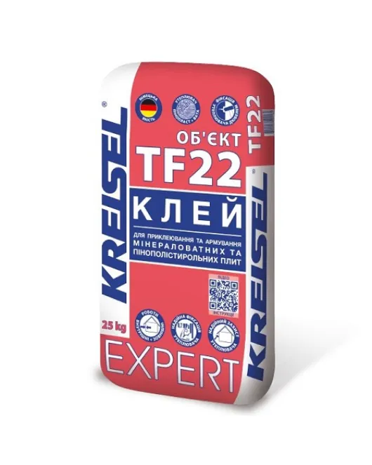 Kreisel EXPERT TF22 Клей для приклеивания и армирования минераловатных и пенополистирольных плит 25кг Kreisel EXPERT TF22 Клей для приклеивания и армирования минераловатных и пенополистирольных плит 25кг