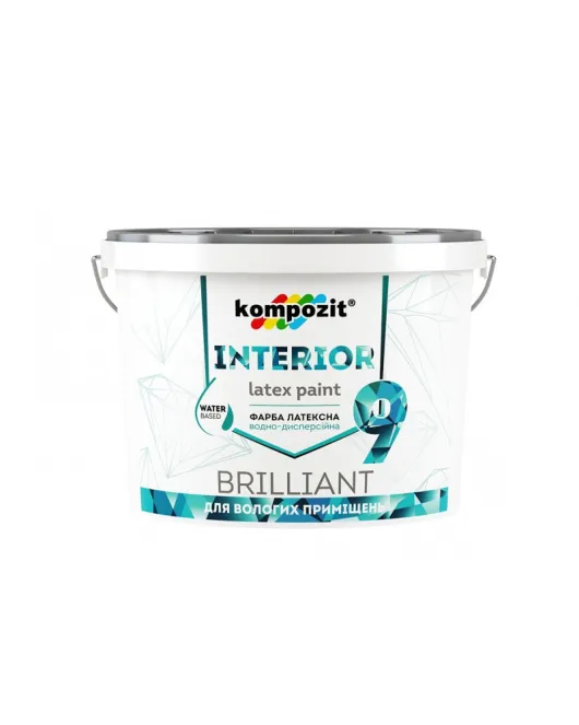 Интерьерная краска для влажных помещений и откосов INTERIOR 9 (0.8л) Интерьерная краска для влажных помещений и откосов INTERIOR 9 (0.8л)