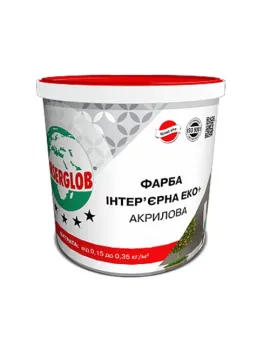 ANSERGLOB ЕКО+ Фарба iнтep'єpнa акрилова  14 кг    