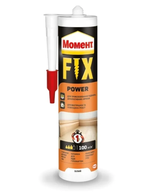 Монтажний клей FIX Power 400г Монтажний клей FIX Power 400г