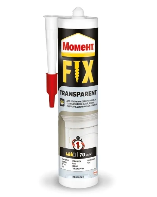 Монтажний FIX Super Transparent 280г Монтажний FIX Super Transparent 280г