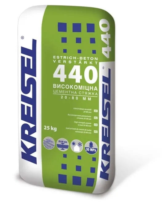 440 Цементна стяжка Кreisel (25кг) 440 Цементна стяжка Кreisel (25кг)