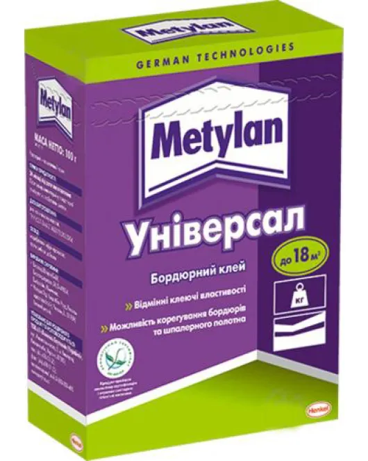 Клей Метилан Универсал для поклейки бордюров Клей Метилан Универсал для поклейки бордюров