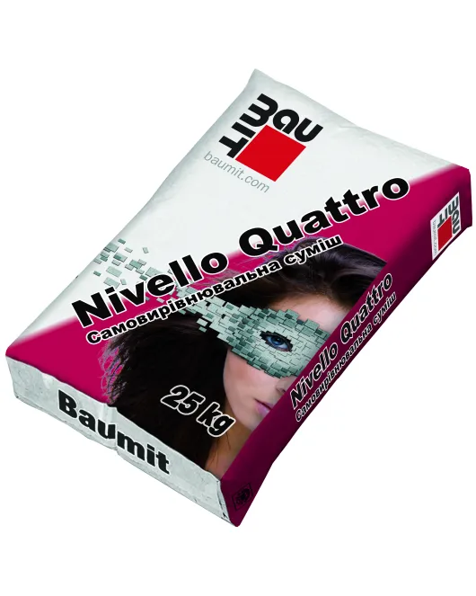 Baumit Суміш самовирівнювальна Nivello Quattro 25 кг Baumit Суміш самовирівнювальна Nivello Quattro 25 кг