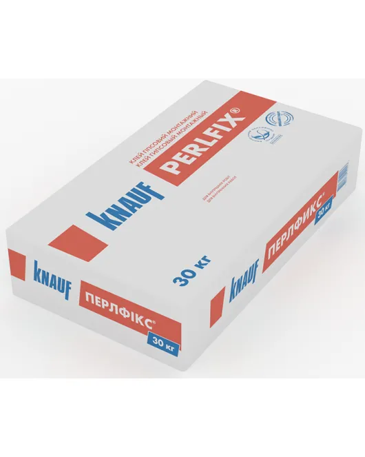 Клей для гіпсокартону PERLFIX (25кг) Knauf Клей для гіпсокартону PERLFIX (25кг) Knauf
