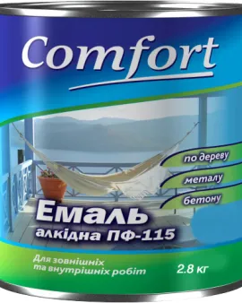 Емаль КОПФОРТ ПФ 115 коричневий 2,8 кг