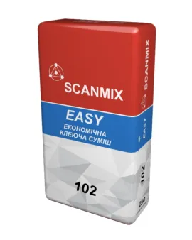 Клей для плитки економічний 102 SCANMIX EASY (25кг)