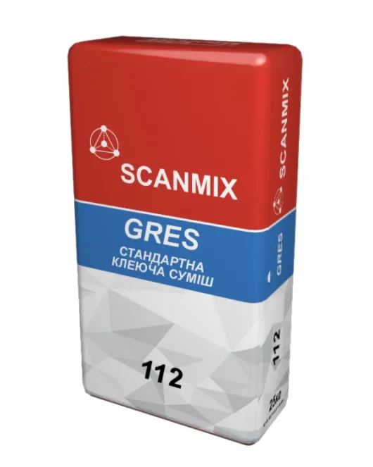 112 SСANMIX GRES (25кг) Клей для плитки стандартный. 112 SСANMIX GRES (25кг) Клей для плитки стандартный.