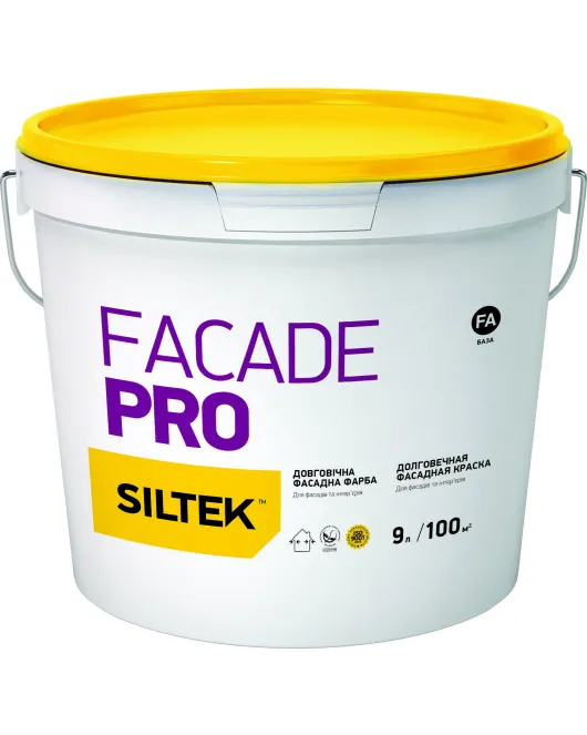SILTEK Faсade Pro База А Фарба атмосферостійка 9 л