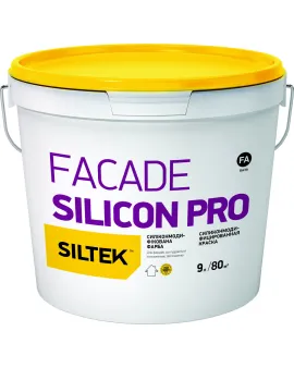 Siltek Faсade Pro Silicon База А Фарба силіконмодифікована фасадна 9 л