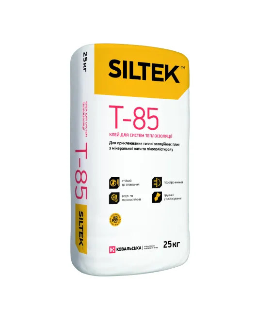 Клей для теплоізоляції Т-85 Siltek (25кг)