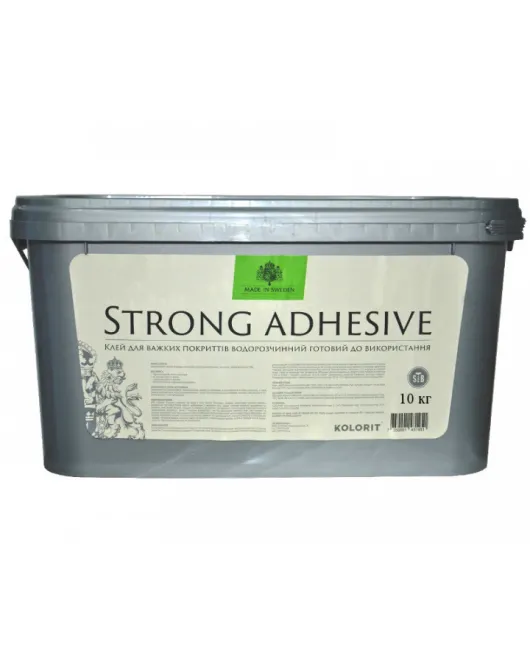 Клей для тяжелых покрытий Колорит Strong Adhesive 10 кг Клей для тяжелых покрытий Колорит Strong Adhesive 10 кг
