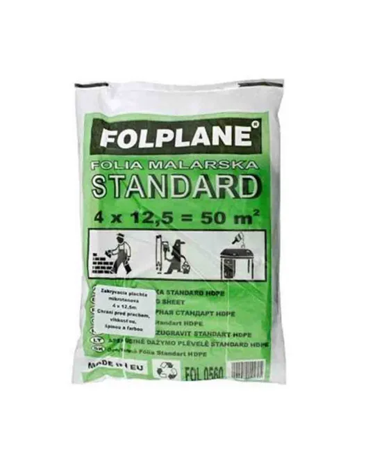 Защитная пленка Folplane 4x12,5 м 7 мк прозрачная 20 шт