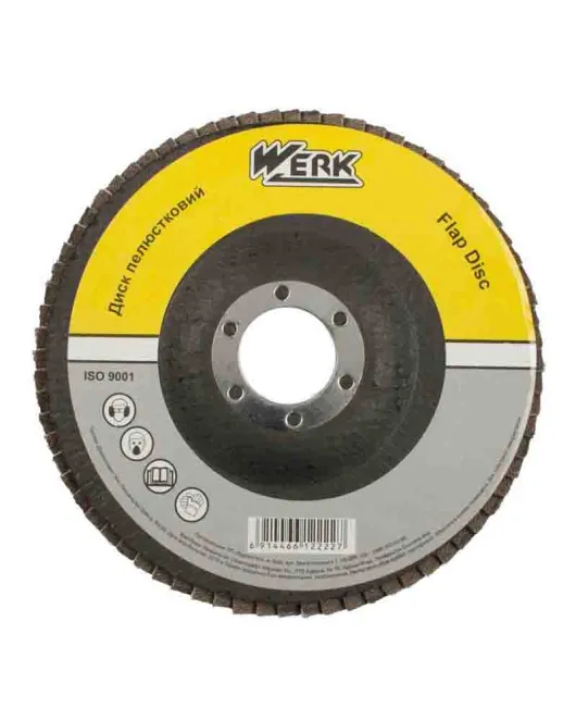 Диск пелюстковий плоский Werk А80 125х22,2мм