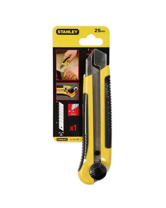 Ніж висувний STANLEY ДИНАГРИП 25мм з фіксацією Ніж висувний STANLEY ДИНАГРИП 25мм з фіксацією