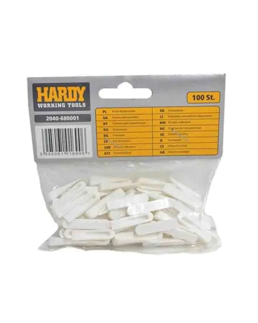 Клини малі для плитки HARDEX, 100шт Клини малі для плитки HARDEX, 100шт