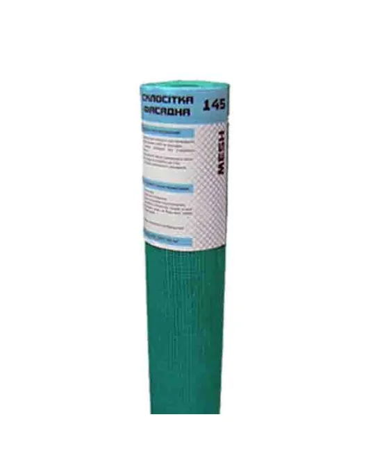 Склосітка фасадна Mesh 145 5х5 зелена Склосітка фасадна Mesh 145 5х5 зелена