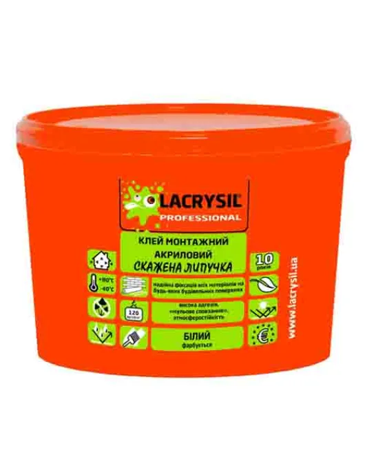 Клей Скажена Липучка LACRYSIL 12 кг Клей Скажена Липучка LACRYSIL 12 кг